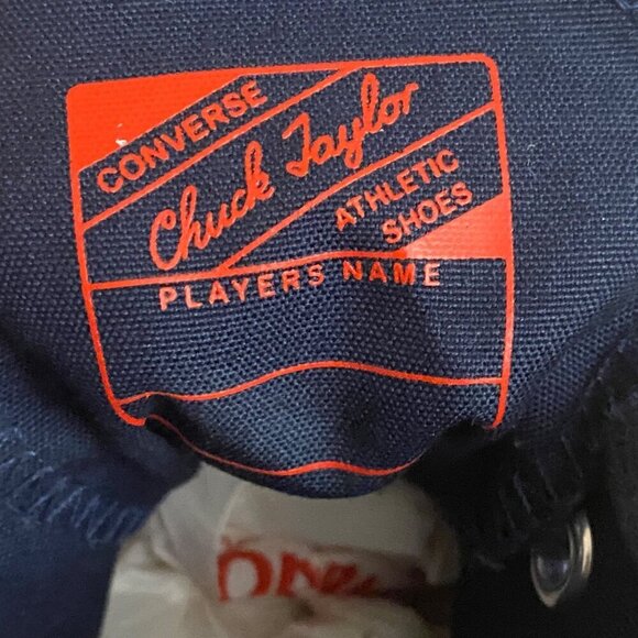 Converse Chuck 70 Heart Of The City Hi-Top Sneakers in Navy Blue Size 6 - Picture 7 of 8